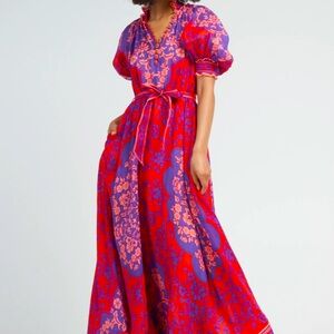 Zimmermann Raie Swing Maxi Dress-Size 3